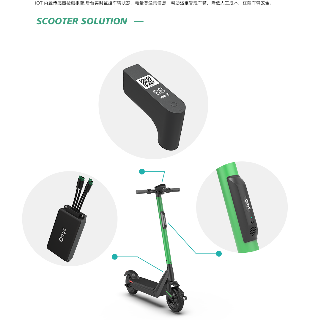 校园共享电动滑板车-物联网IOT中控方案