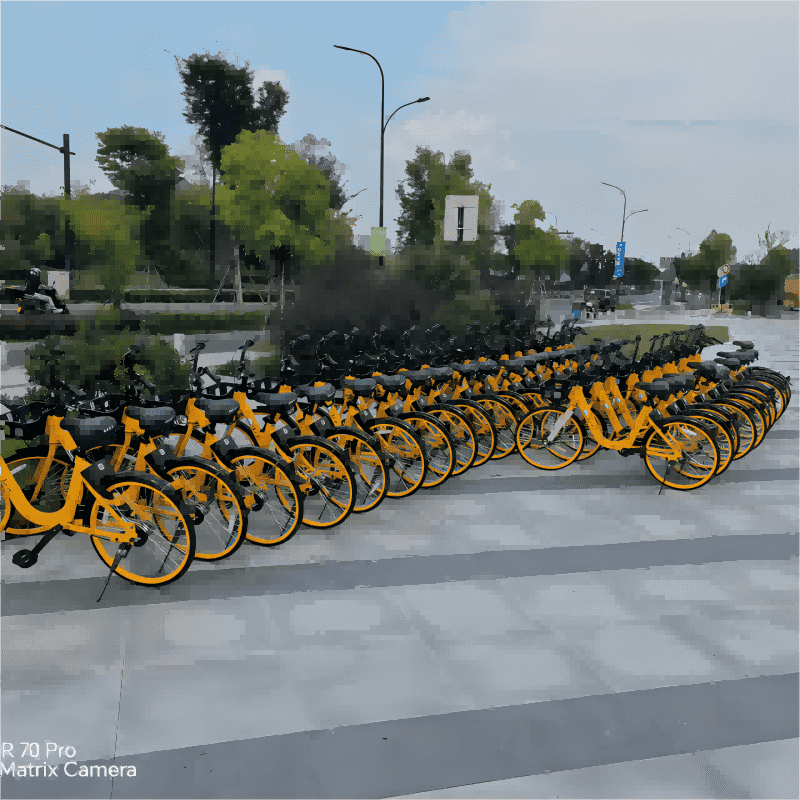 欧米智能浙江青山湖共享单车正式运营